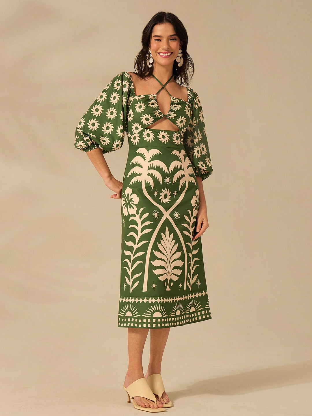 Rochie maxi SHEIN, mix culori
