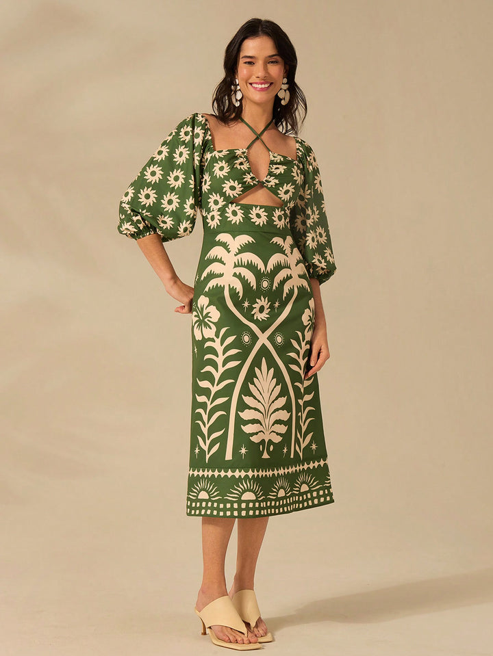 Rochie maxi SHEIN, mix culori