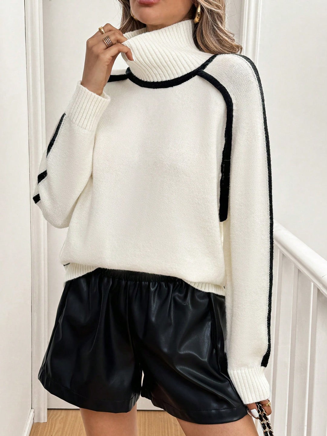 Pulover SHEIN, crem