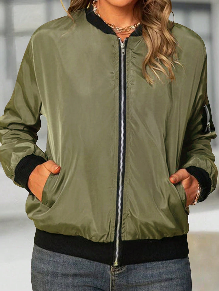 Top SHEIN, kaki