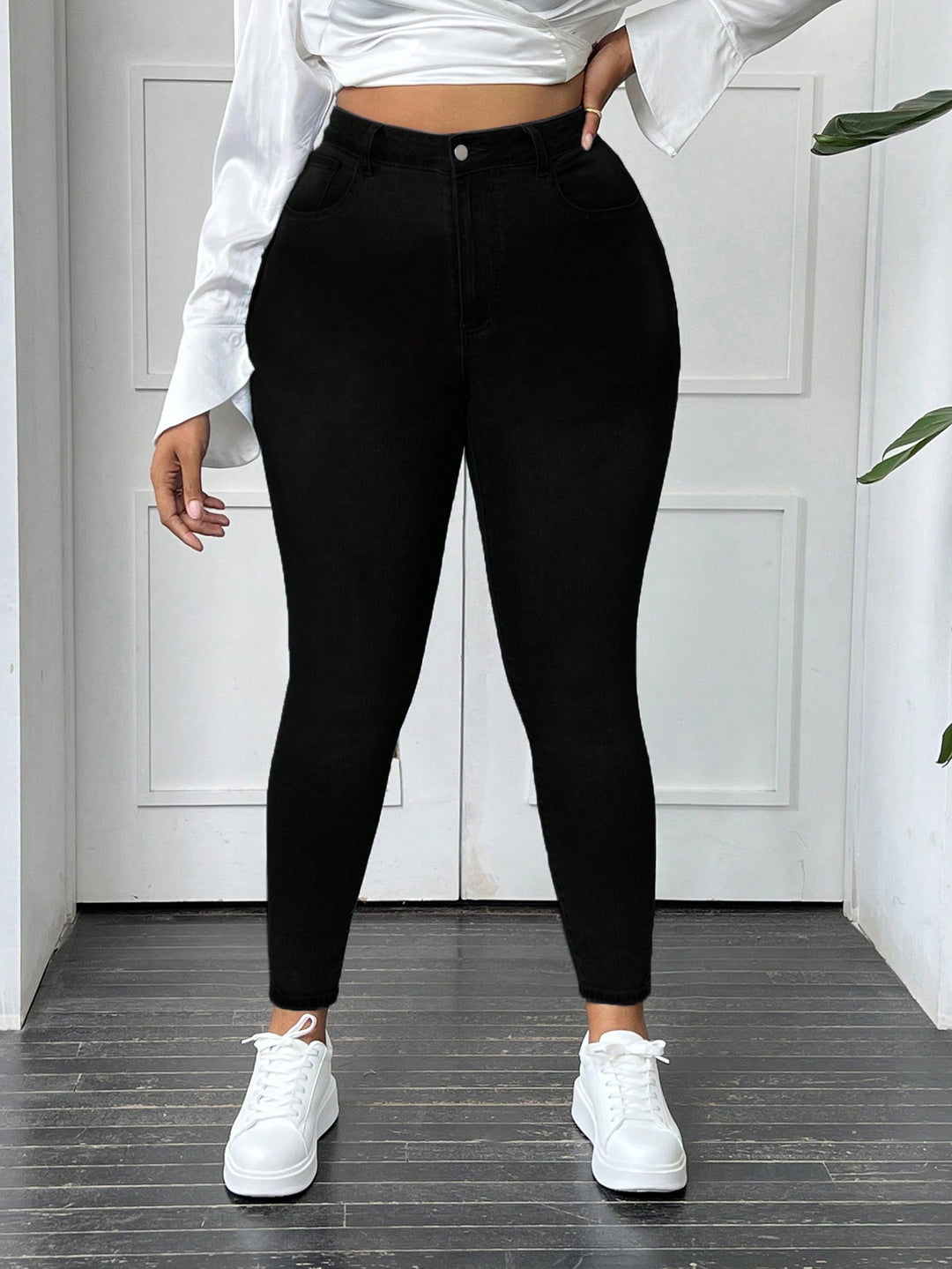 Jeans SHEIN, negru