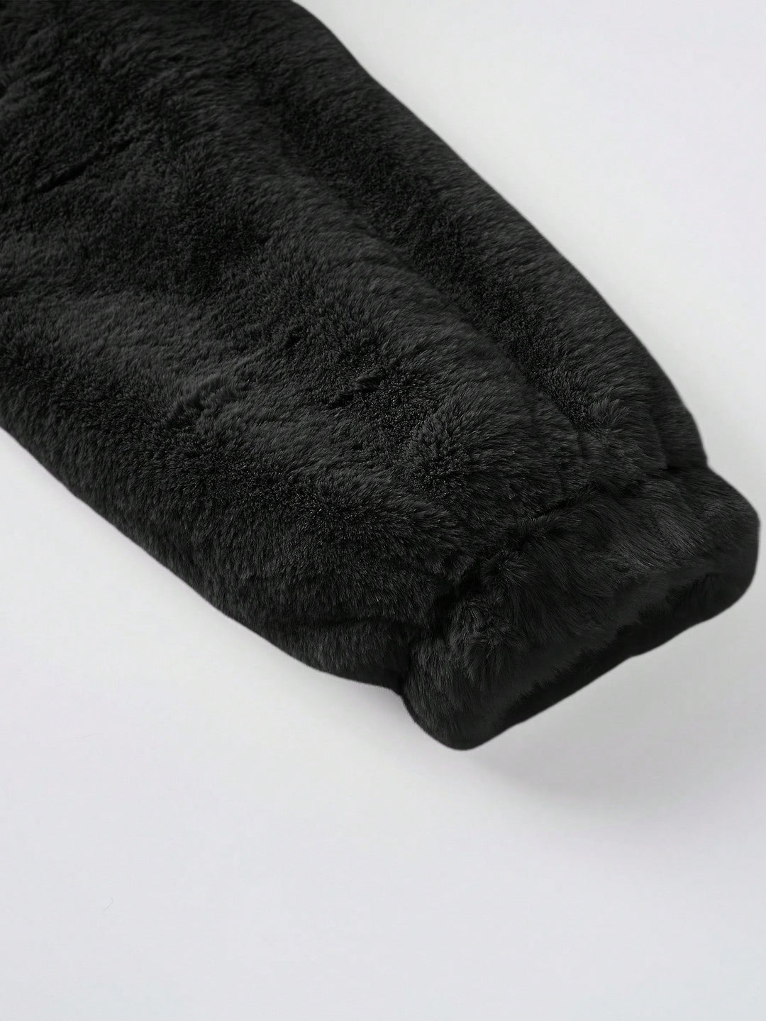 Haină de blană SHEIN, negru