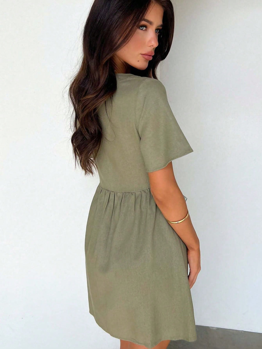 Rochie mini SHEIN, verde