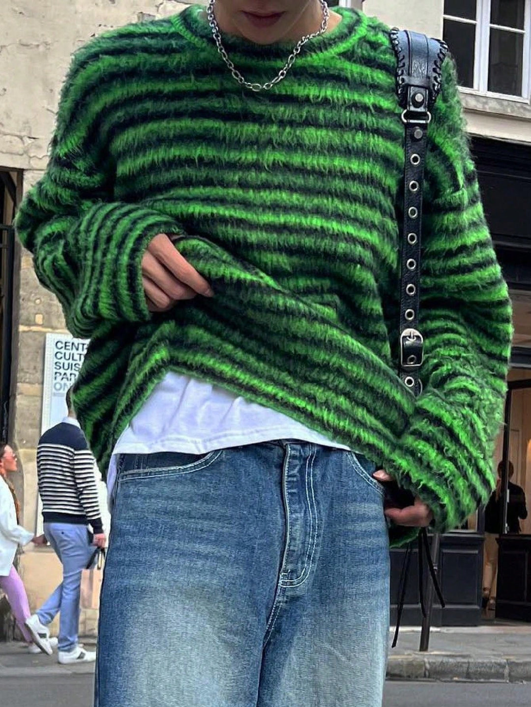 Pulover SHEIN, verde