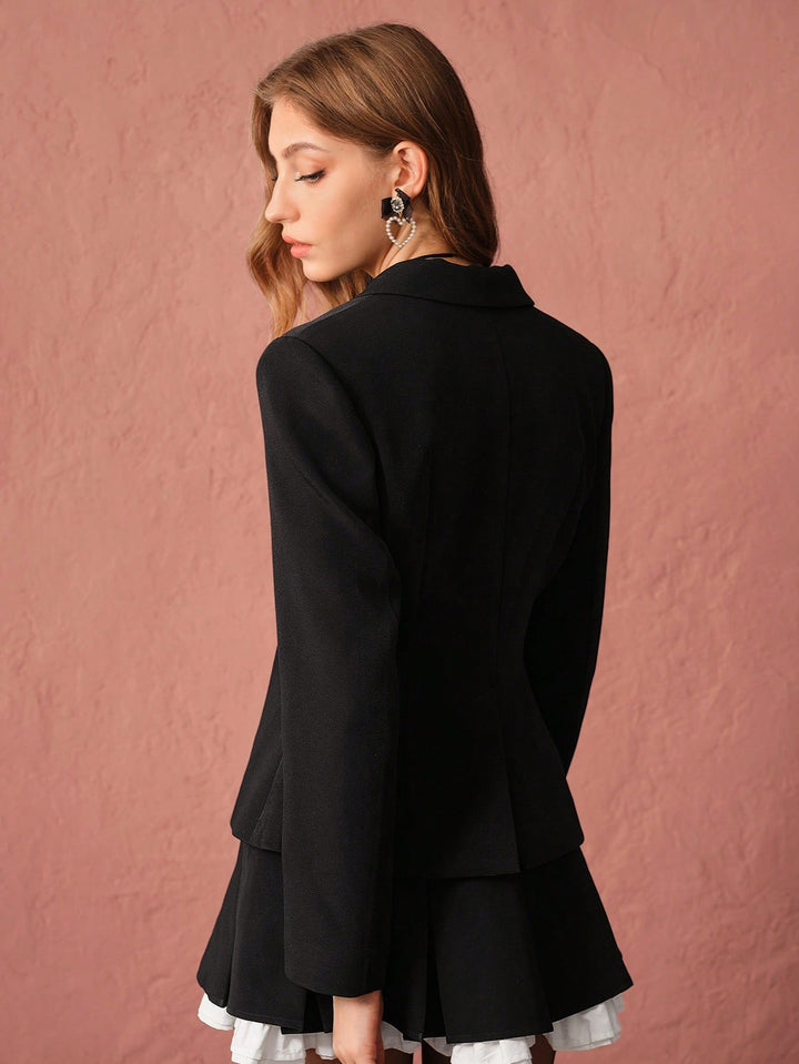 Sacou SHEIN, negru