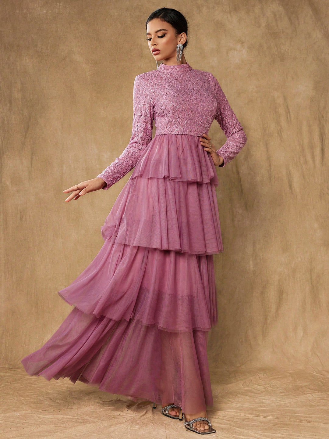 Rochie de ocazie SHEIN, mov