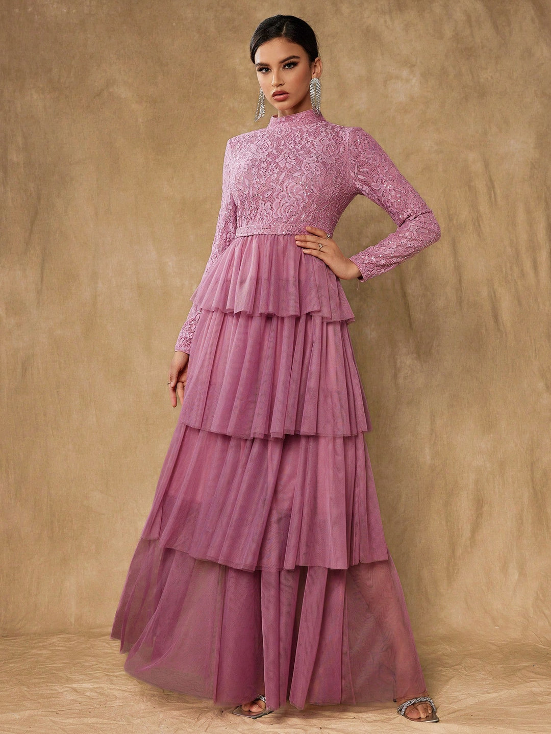 Rochie de ocazie SHEIN, mov