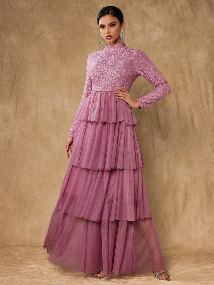 Rochie de ocazie SHEIN, mov