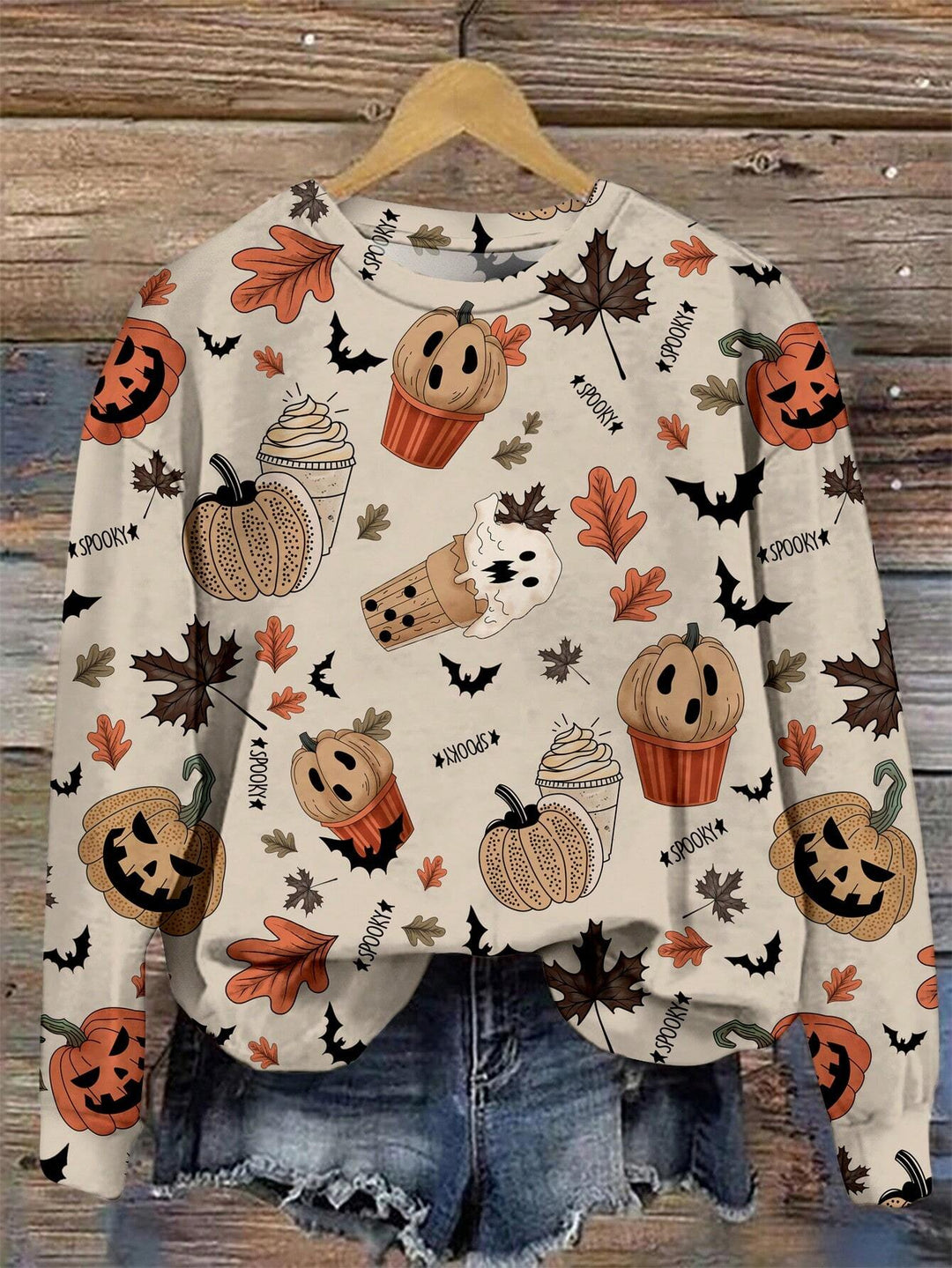 Shein Curve+ blúz, bézs