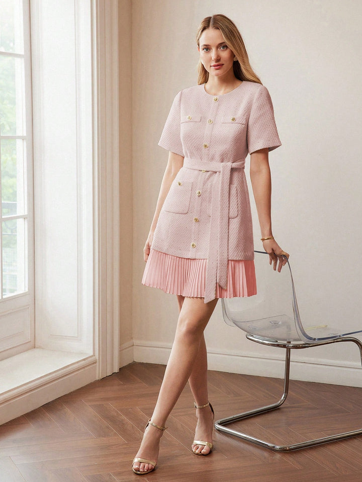 Rochie scurtă SHEIN, roz