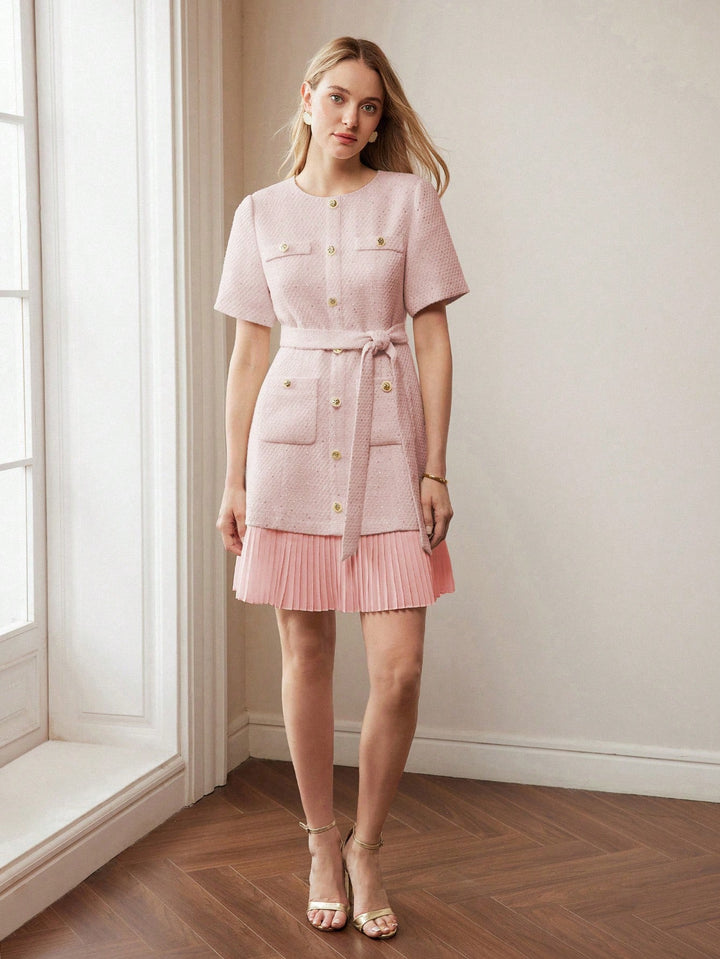 Rochie scurtă SHEIN, roz