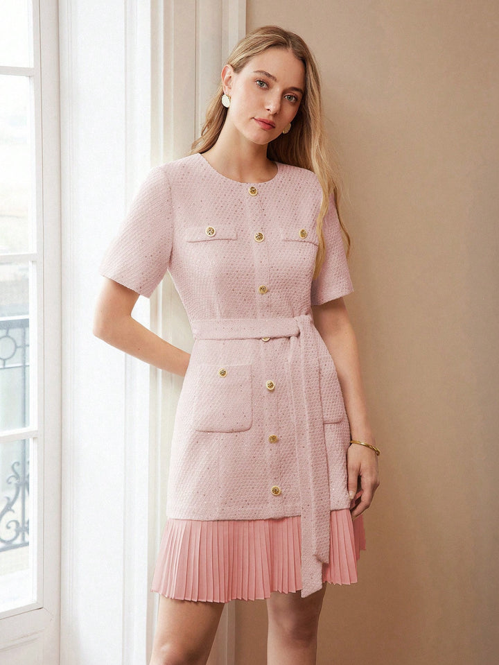 Rochie scurtă SHEIN, roz