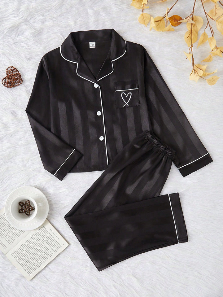 Pijama SHEIN, negru