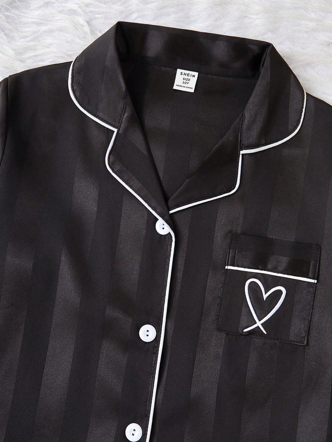 Pijama SHEIN, negru