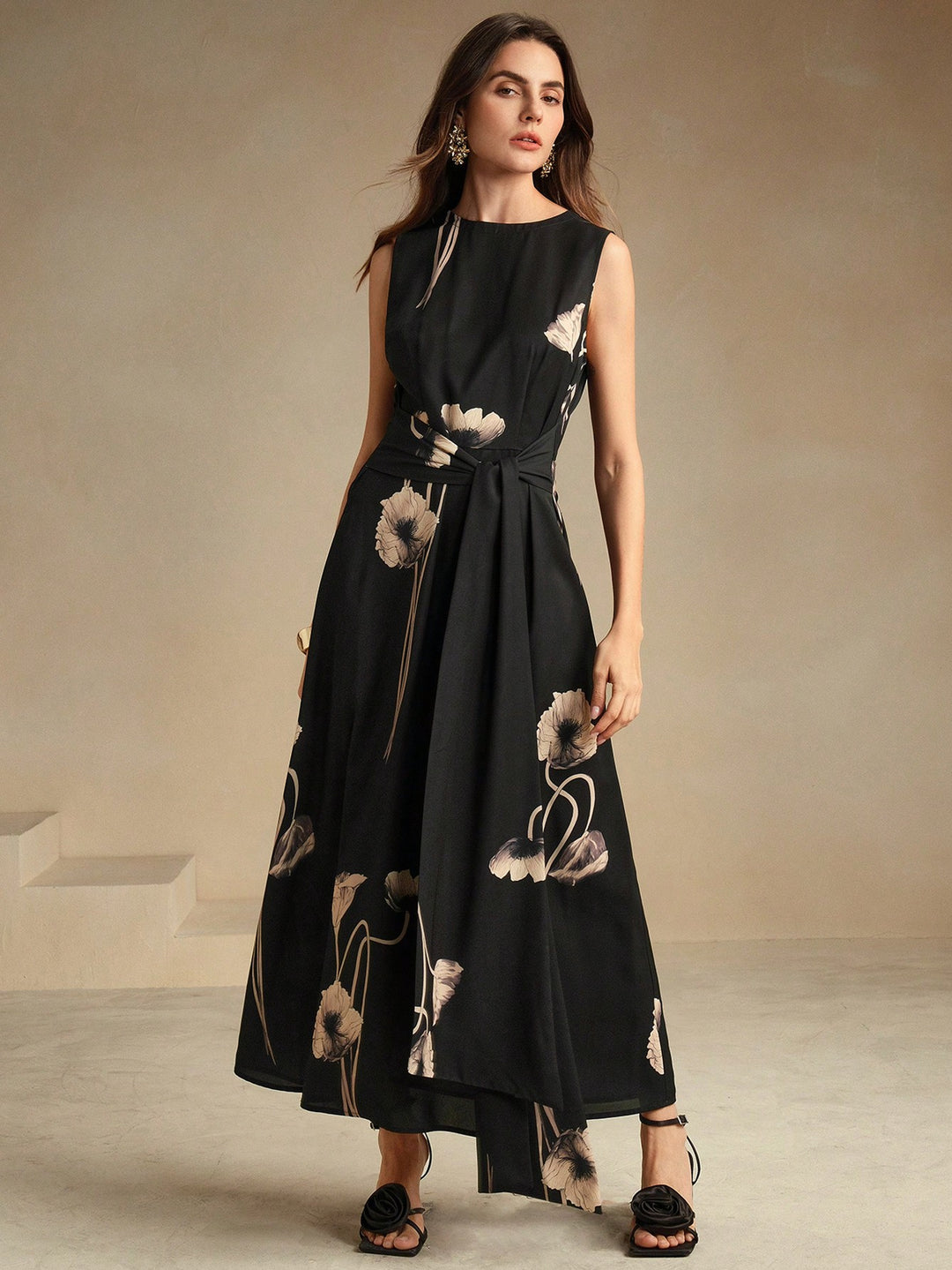 Rochie maxi SHEIN, negru