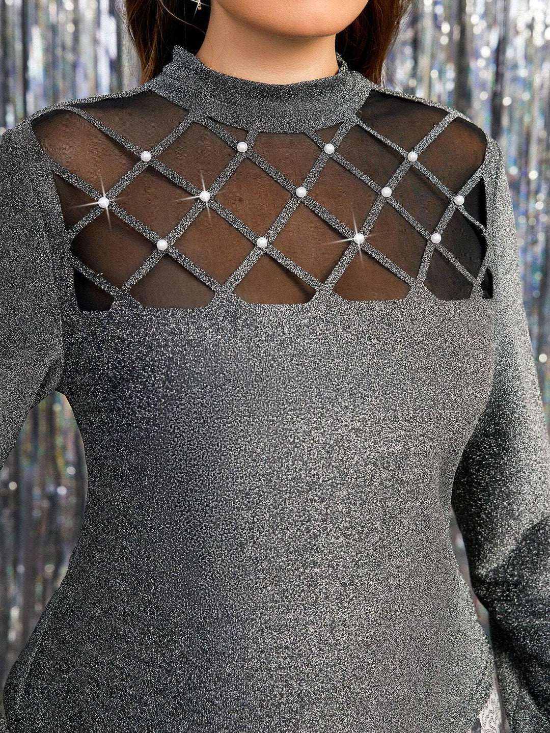 SHEIN blúz, szürke