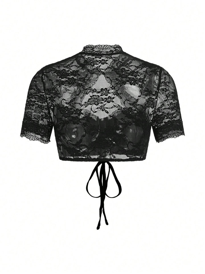 Top SHEIN, negru
