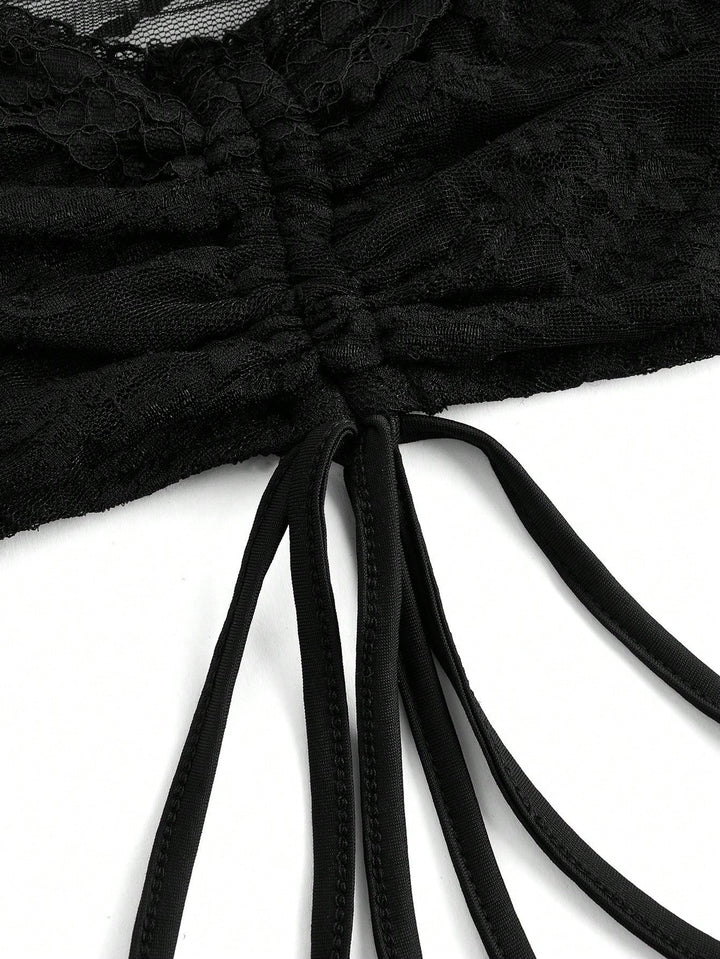 Top SHEIN, negru