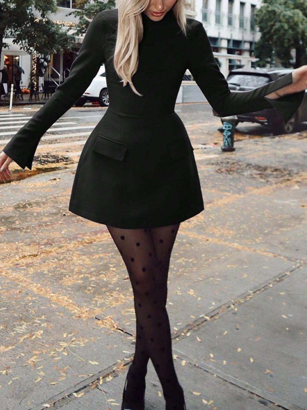Rochie scurtă SHEIN, negru