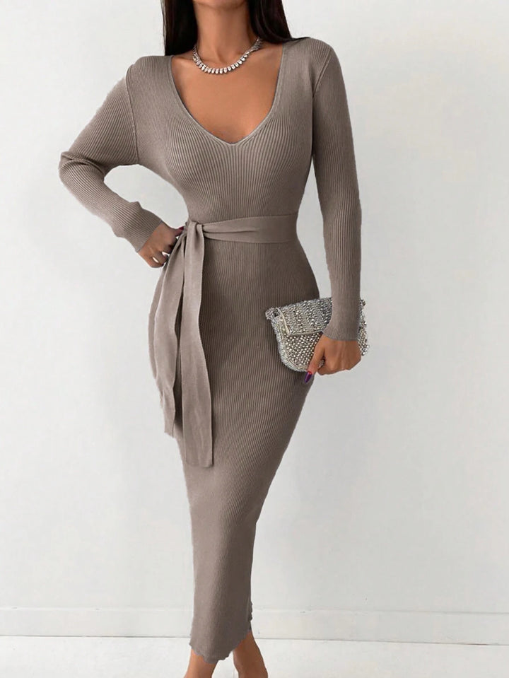 Rochie maxi SHEIN, maro