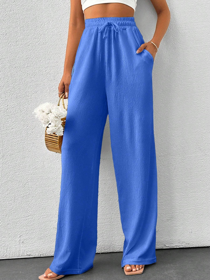 Pantaloni SHEIN, albastru