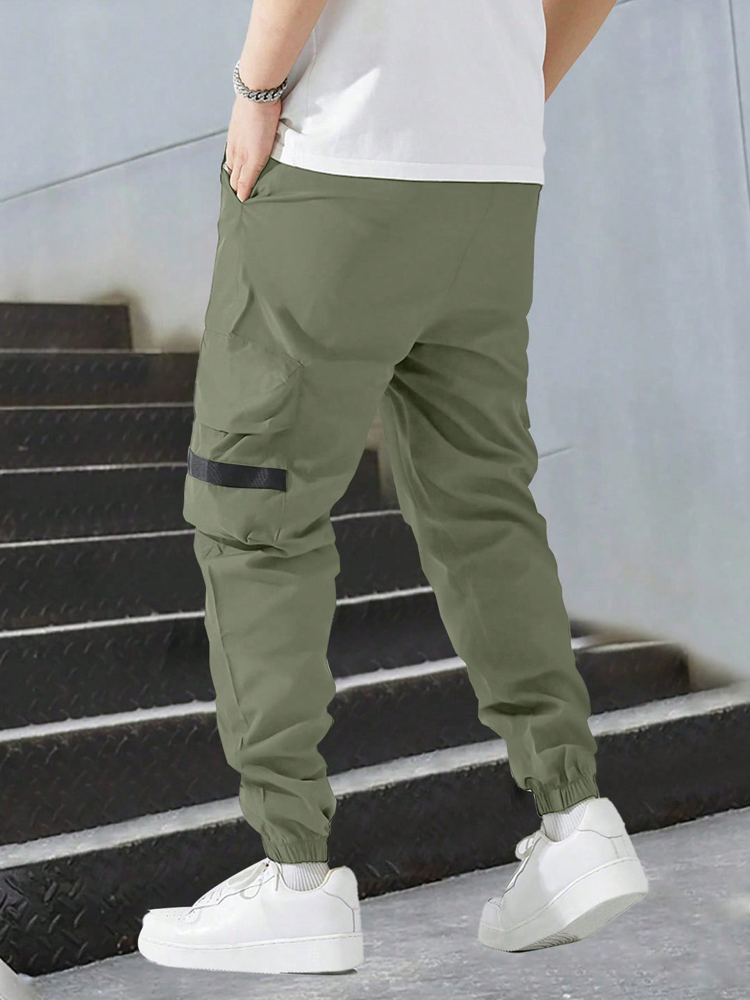 Pantalon SHEIN, verde