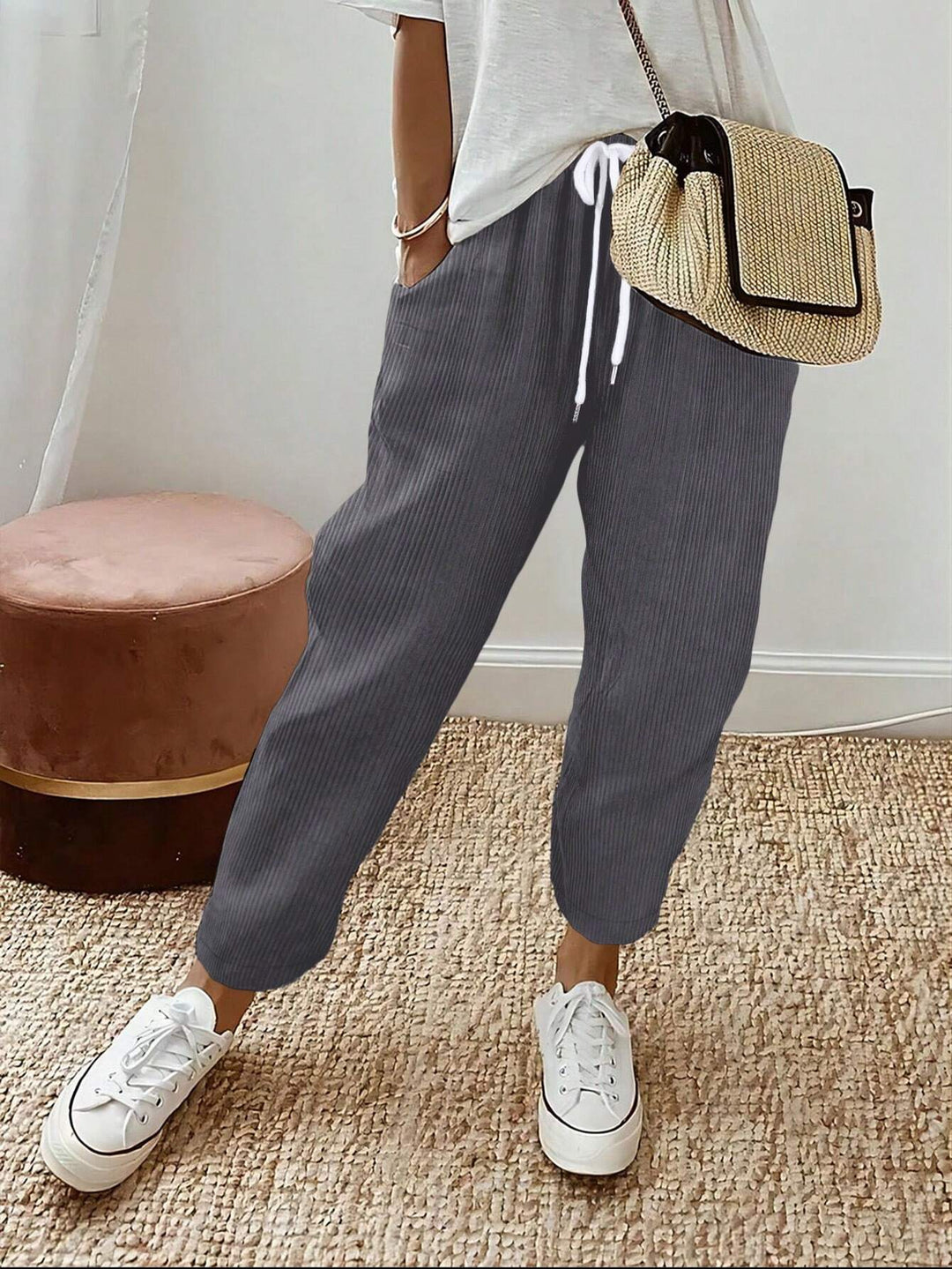 Pantaloni SHEIN, gri