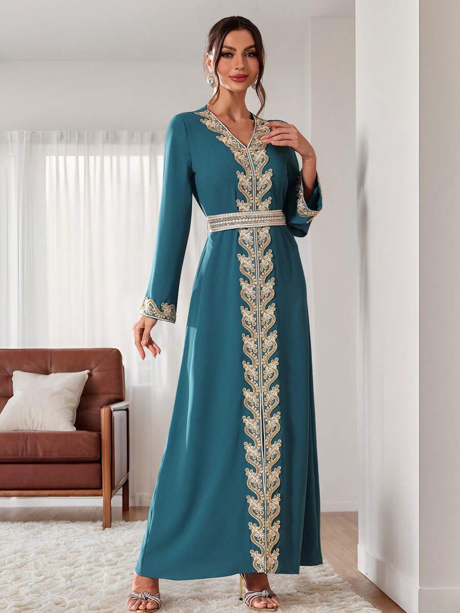 Rochie maxi SHEIN, verde