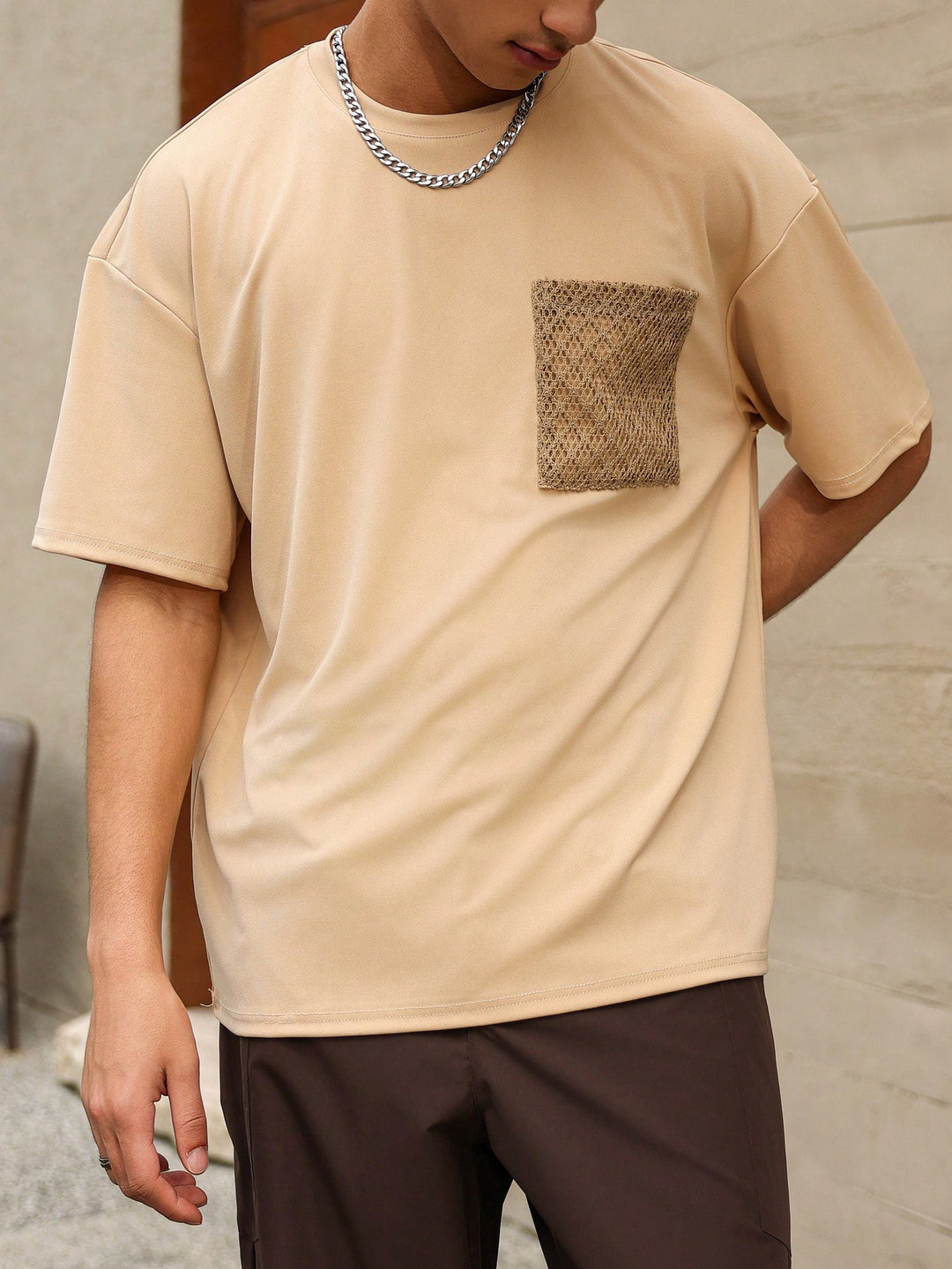 Tricou SHEIN, bej