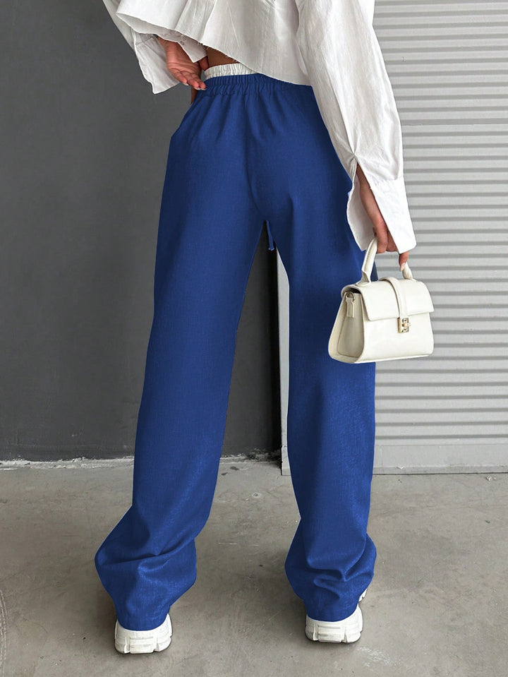 Pantaloni SHEIN, albastru