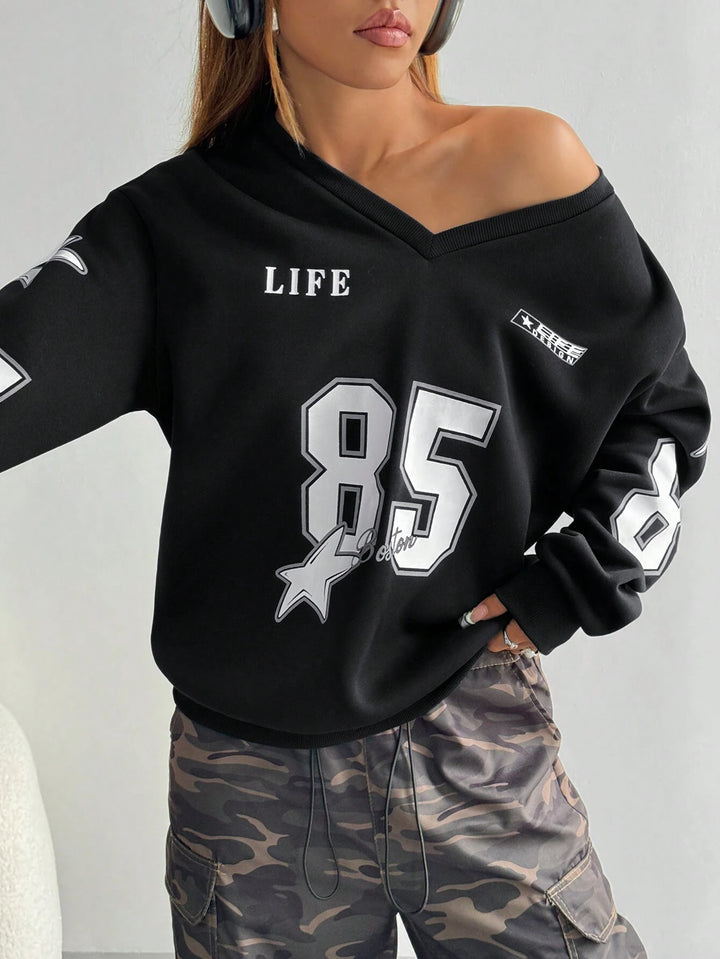 Shein blúz, fekete