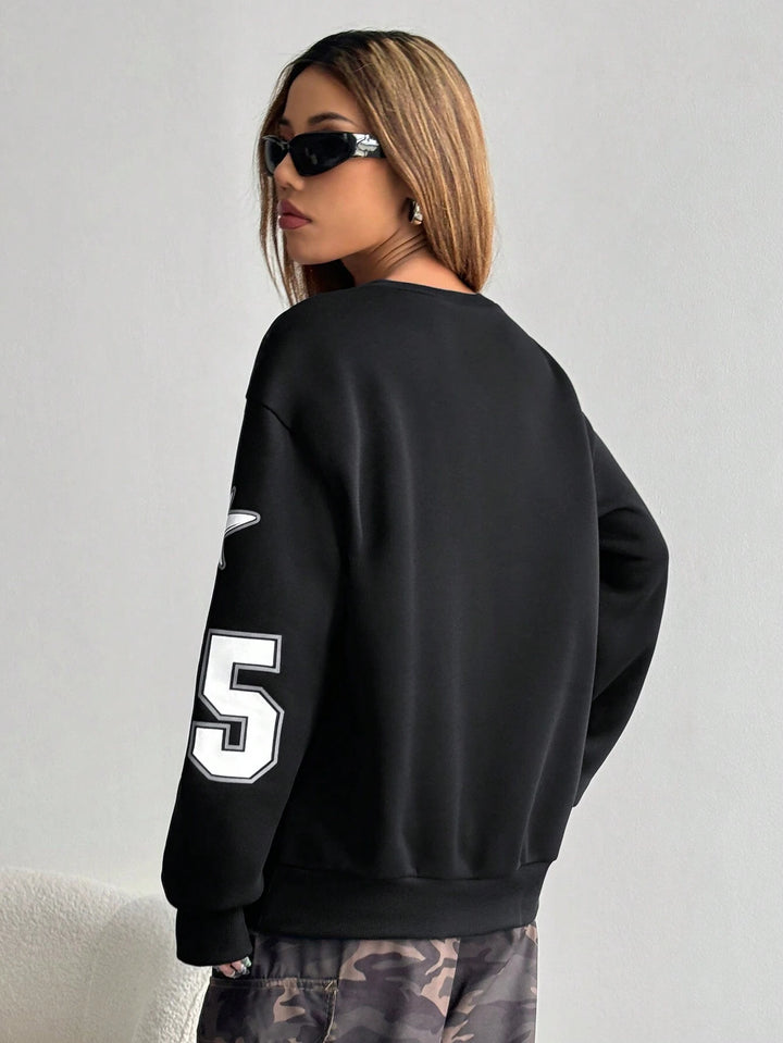 Shein blúz, fekete
