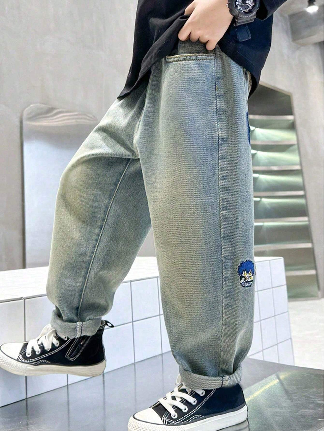 Jeans SHEIN, albastru