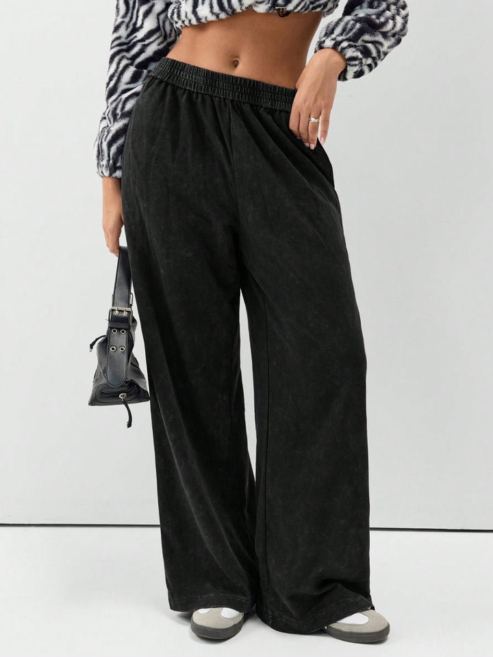 Pantaloni SHEIN, negru