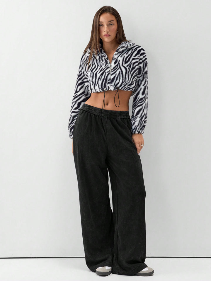Pantaloni SHEIN, negru
