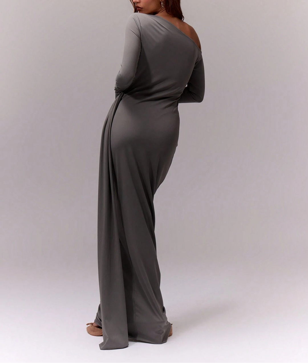 Rochie maxi SHEIN, gri