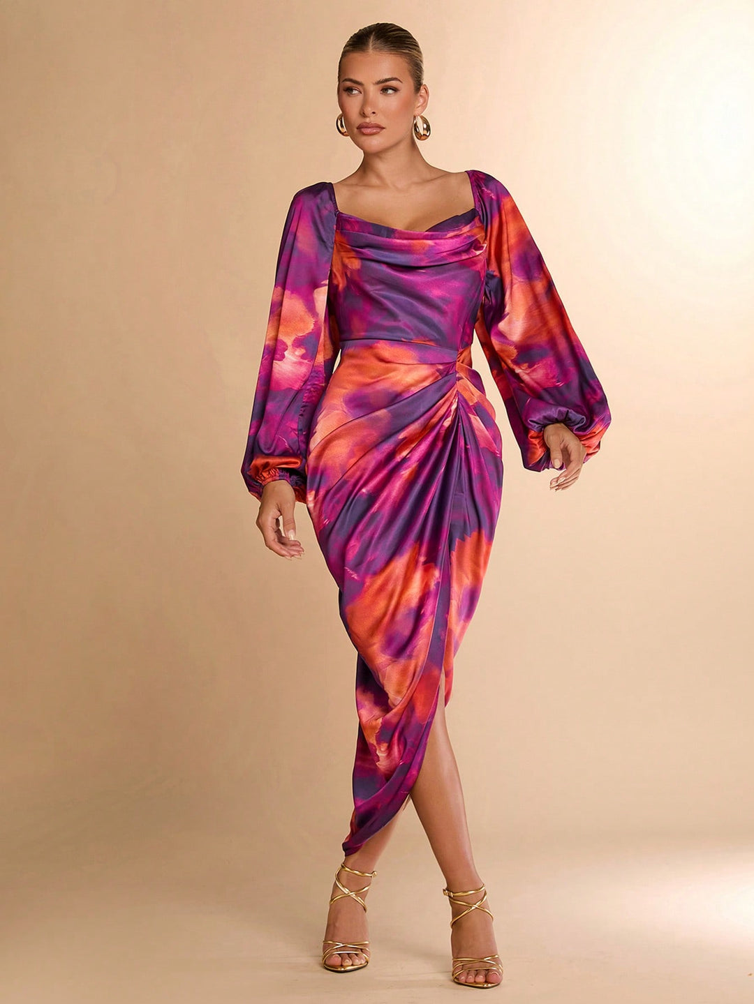 Rochie maxi SHEIN, mix culori