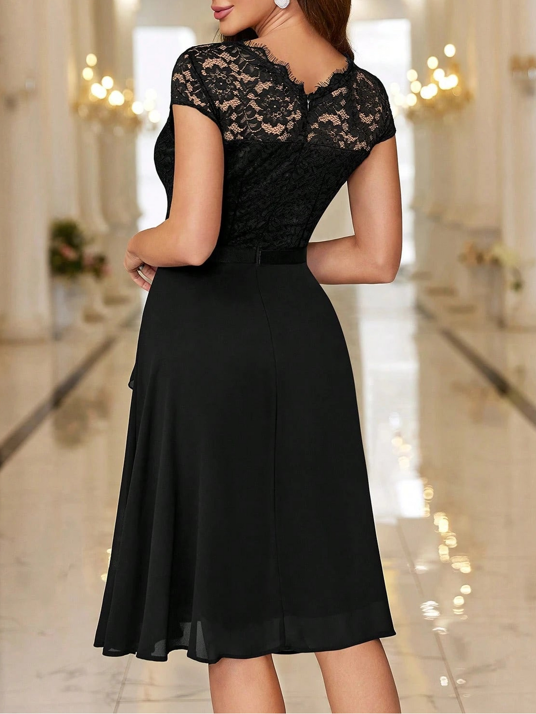 Rochie midi SHEIN, negru