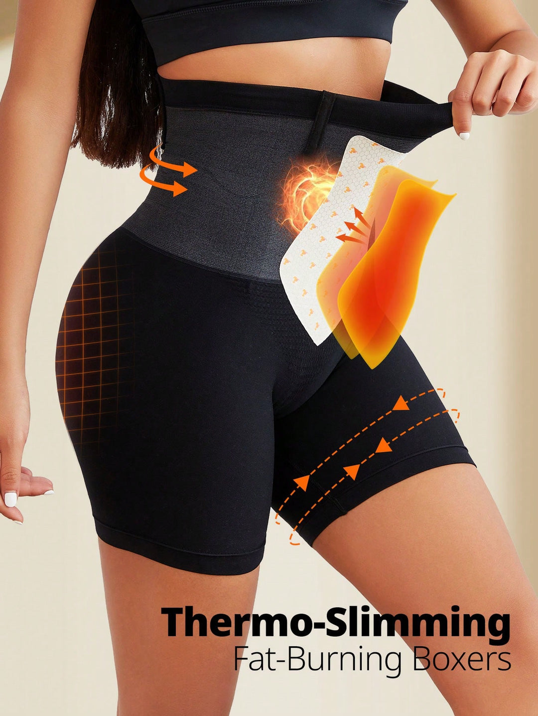 Lenjerie modelatoare SHEIN, negru