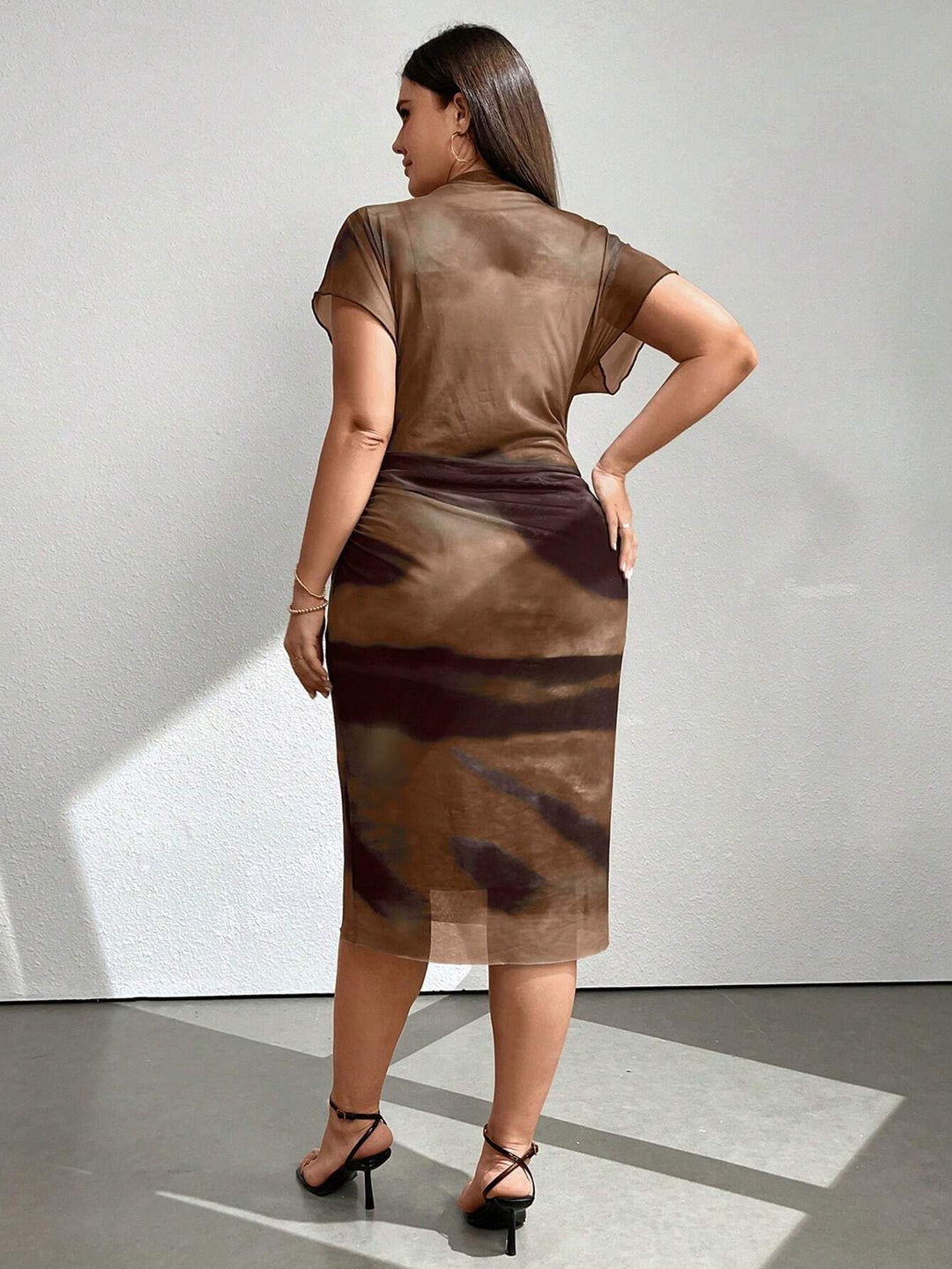 Rochie midi SHEIN, mix culori