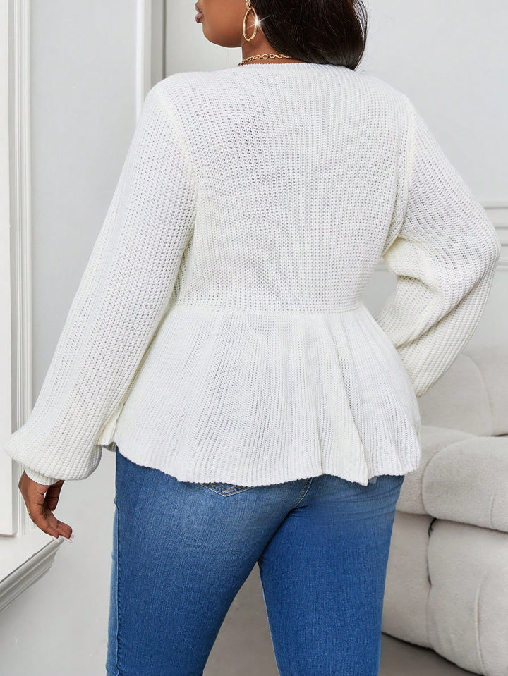 Cardigan SHEIN, alb