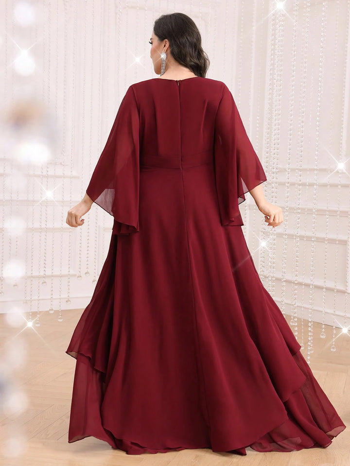 Rochie de ocazie SHEIN, vișiniu