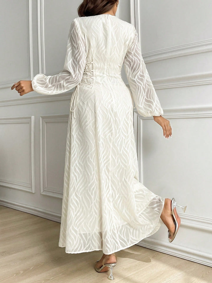 Rochie maxi SHEIN, alb