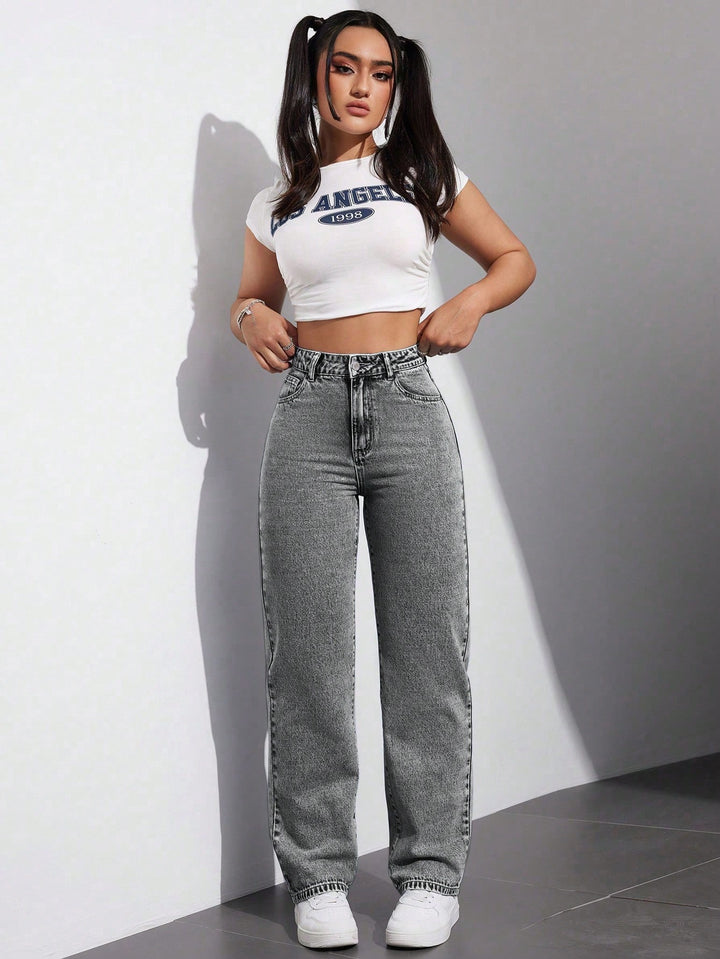 Jeans SHEIN, gri
