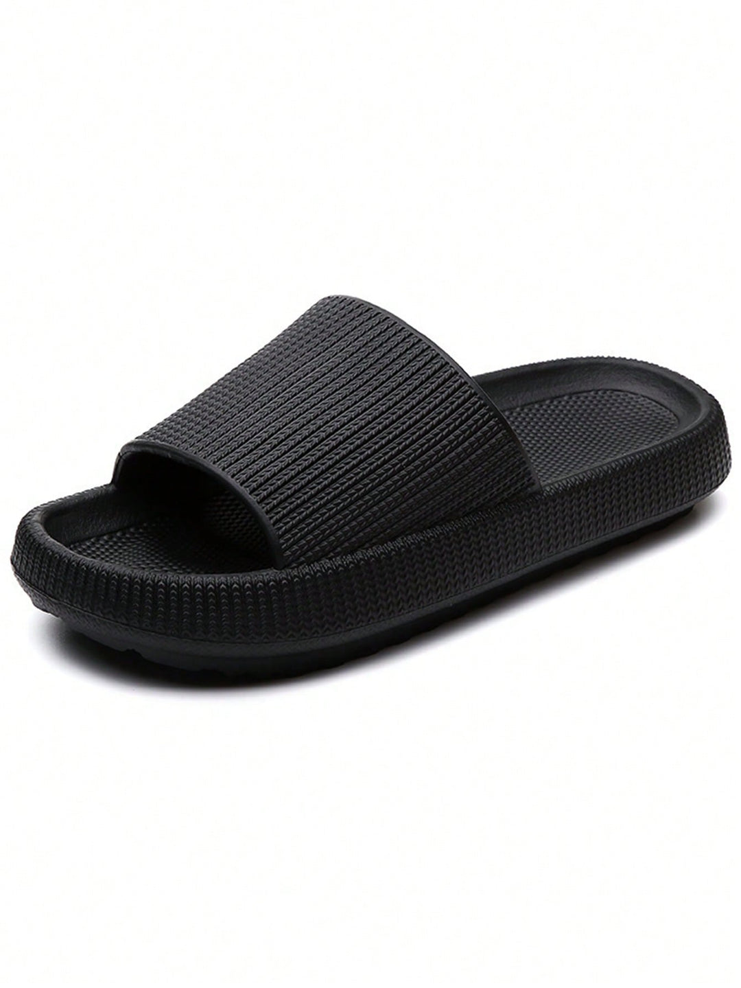Papuc tip slide SHEIN, negru