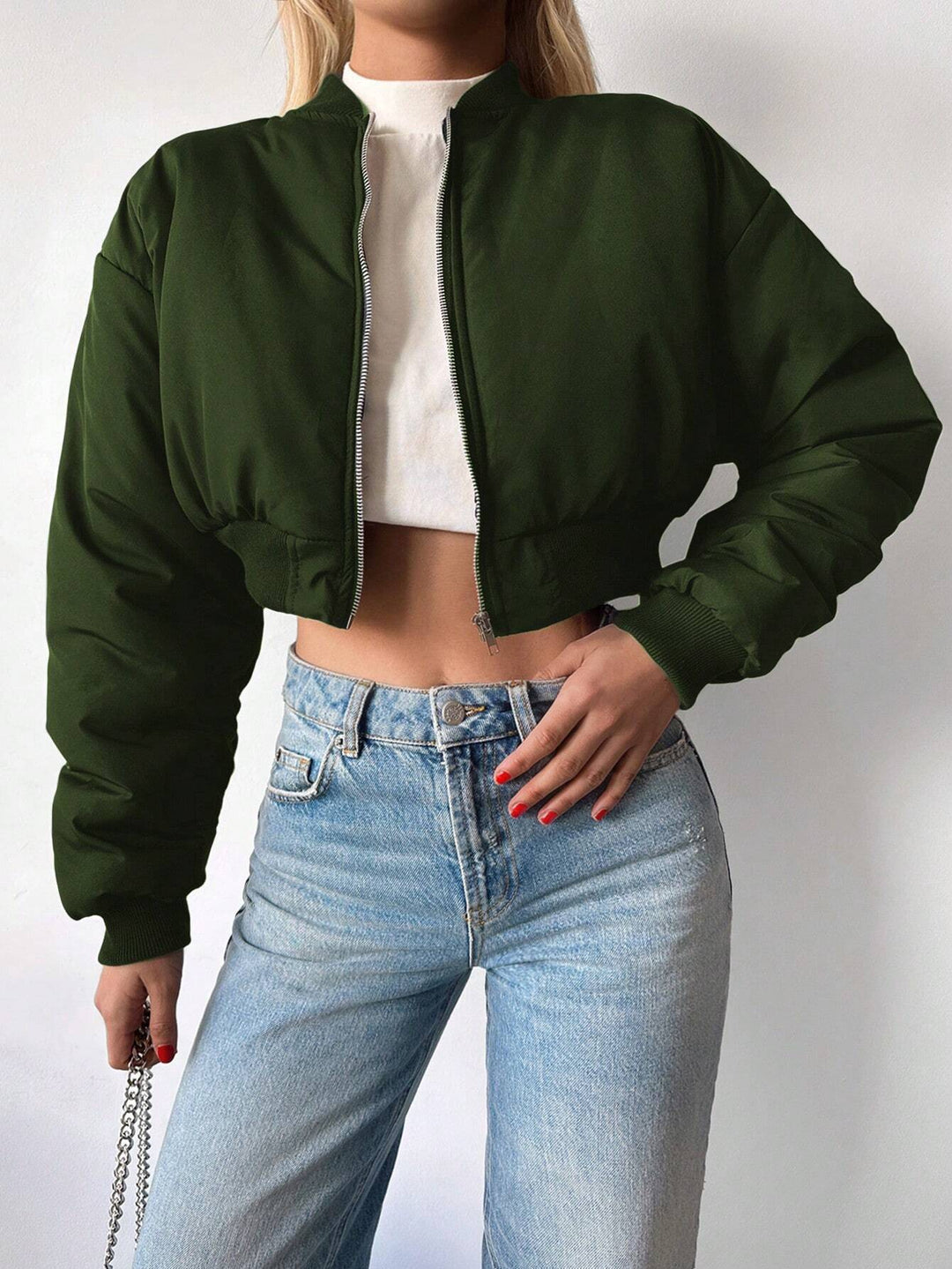 SHEIN dzseki, khaki