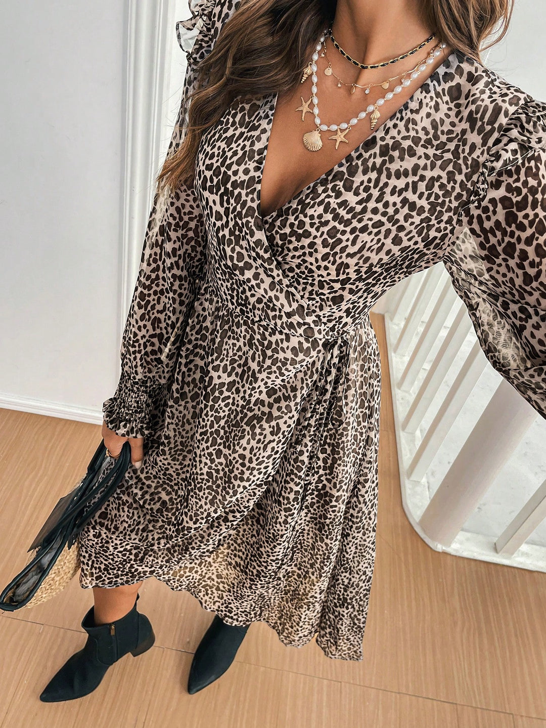 Rochie midi SHEIN, mix culori