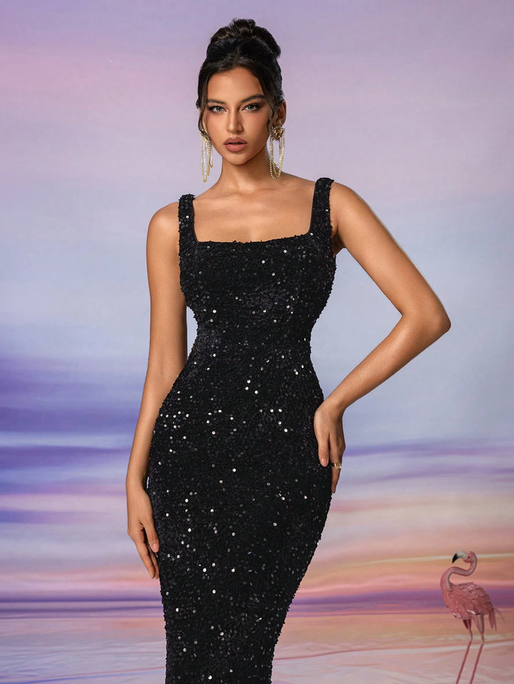 Rochie de ocazie SHEIN, negru
