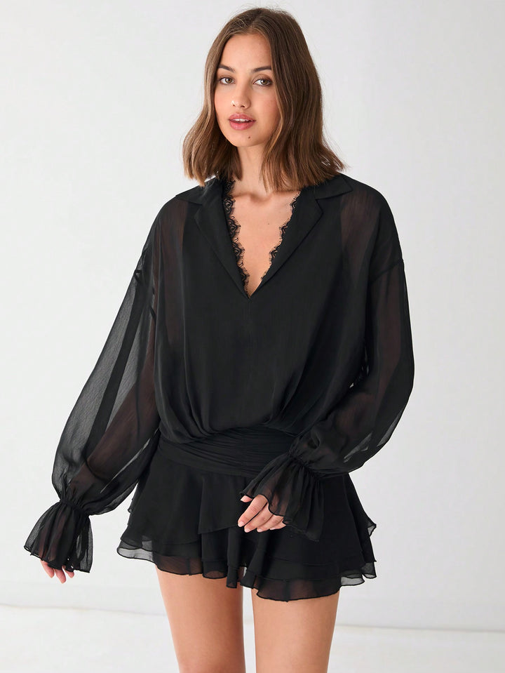 Rochie mini SHEIN, negru