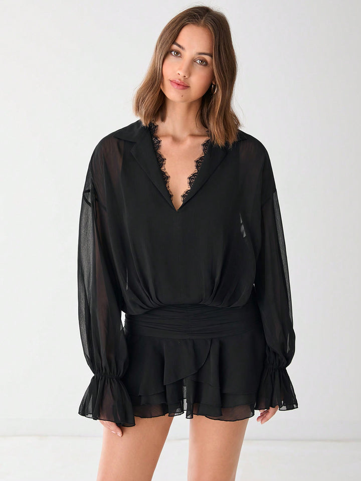 Rochie mini SHEIN, negru